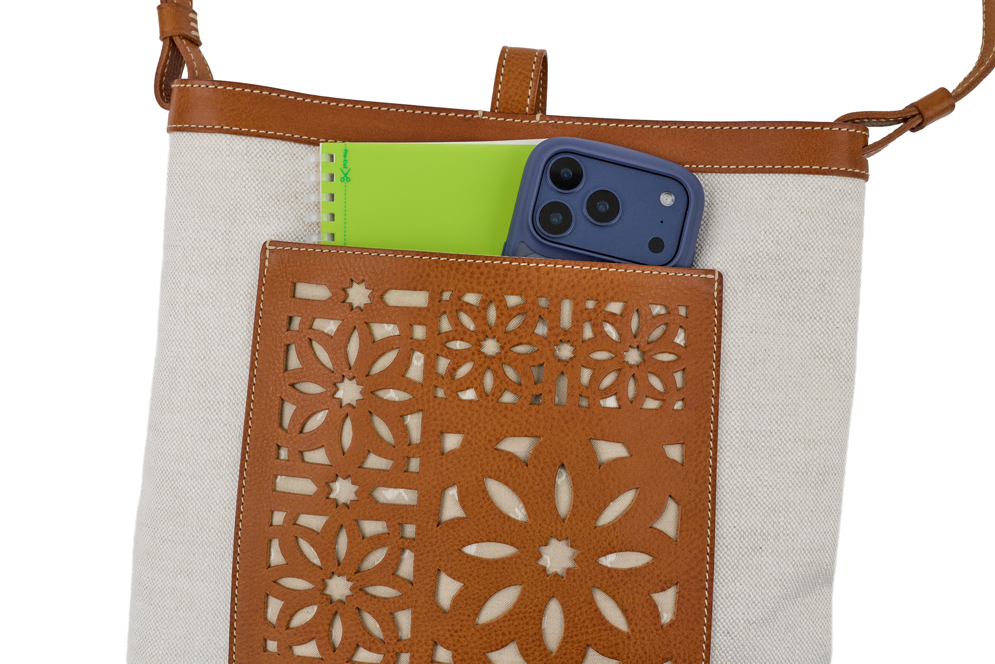 ゲンテン 3年保証＋ケアセット付 genten ゲンテン Tapestry cutwork タペストリーカットワーク ショルダーバッグ 44976の画像