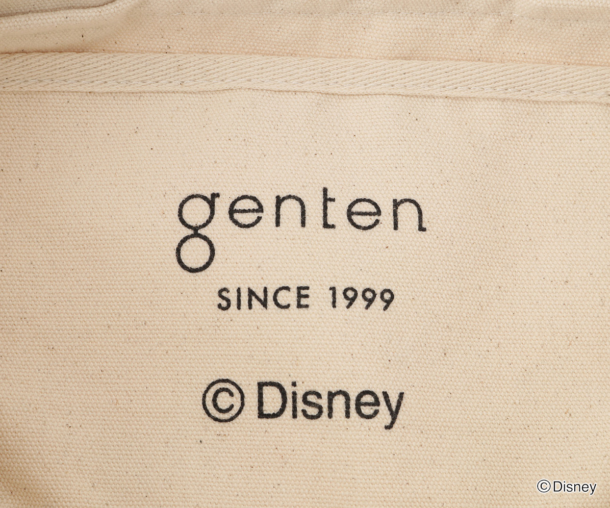 genten ゲンテン Disney ディズニー コラボ キャンバスプリントバッグ