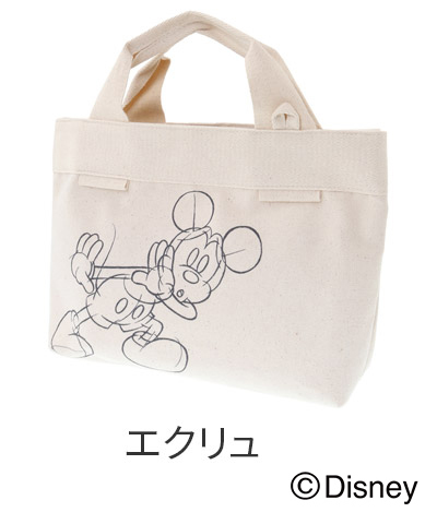 genten ゲンテン Disney ディズニー コラボ キャンバスプリントバッグ （小） 46032 : ged-46032 : こだわりのブランド  Sentire-One - 通販 - Yahoo!ショッピング