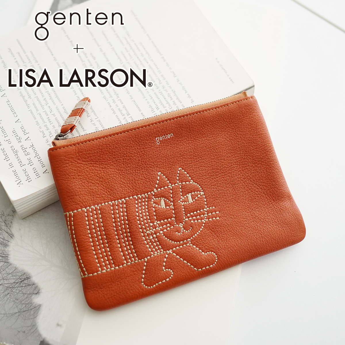 Yahoo! Yahoo!ショッピング(ヤフー ショッピング)【選べるノベルティ付】 genten ゲンテン genten ×LISA LARSON ゲンテン×リサ ラーソン マルチポーチ 46071