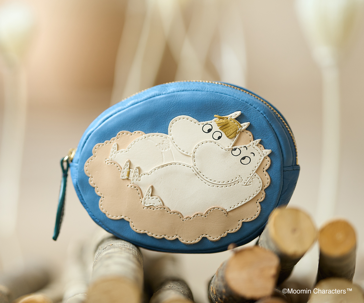 genten（ゲンテン） 3年保証付 MOOMIN ムーミン ポーチ「ムーミンと