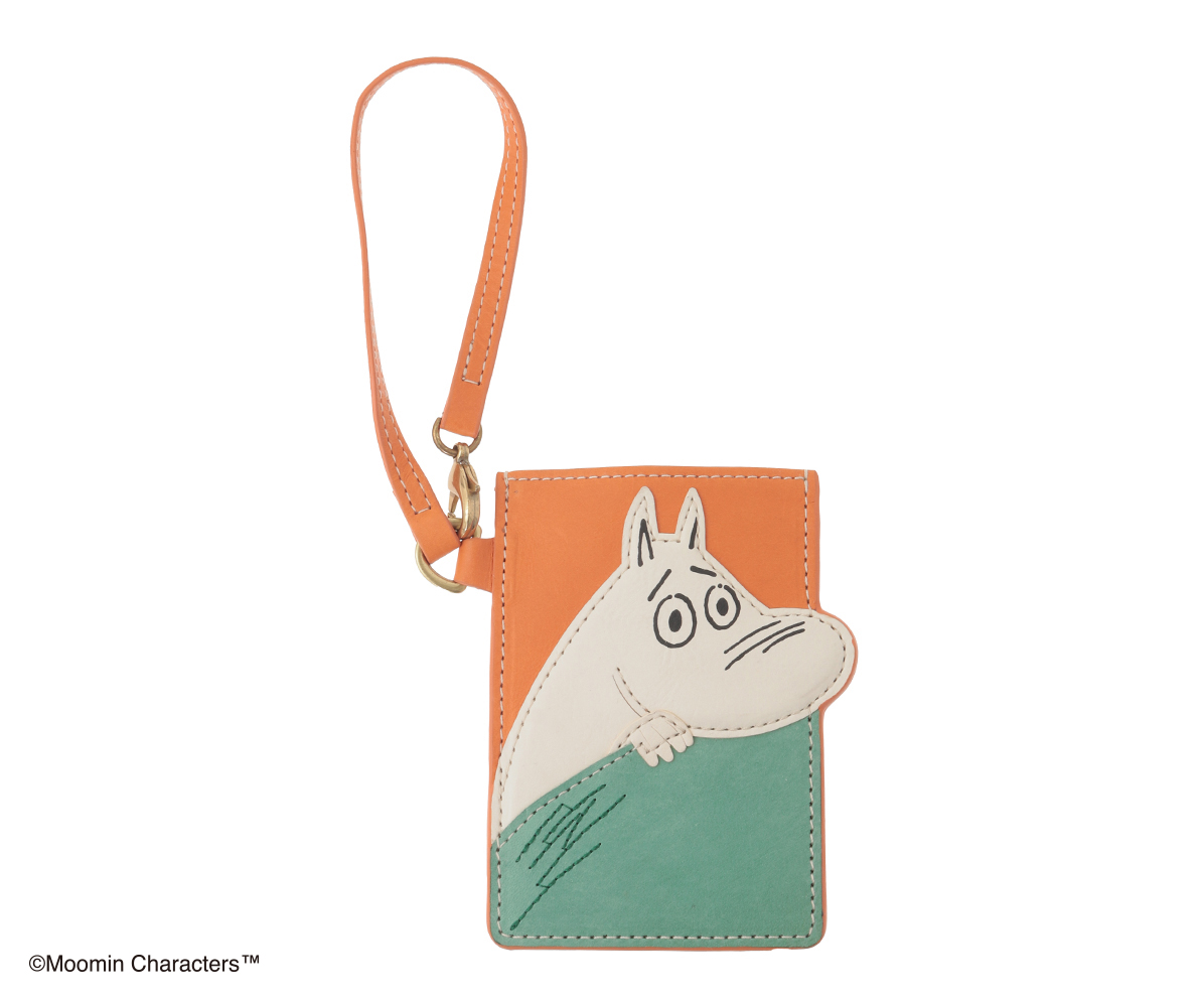 genten（ゲンテン） 3年保証付 MOOMIN ムーミン はみ出しパスケース