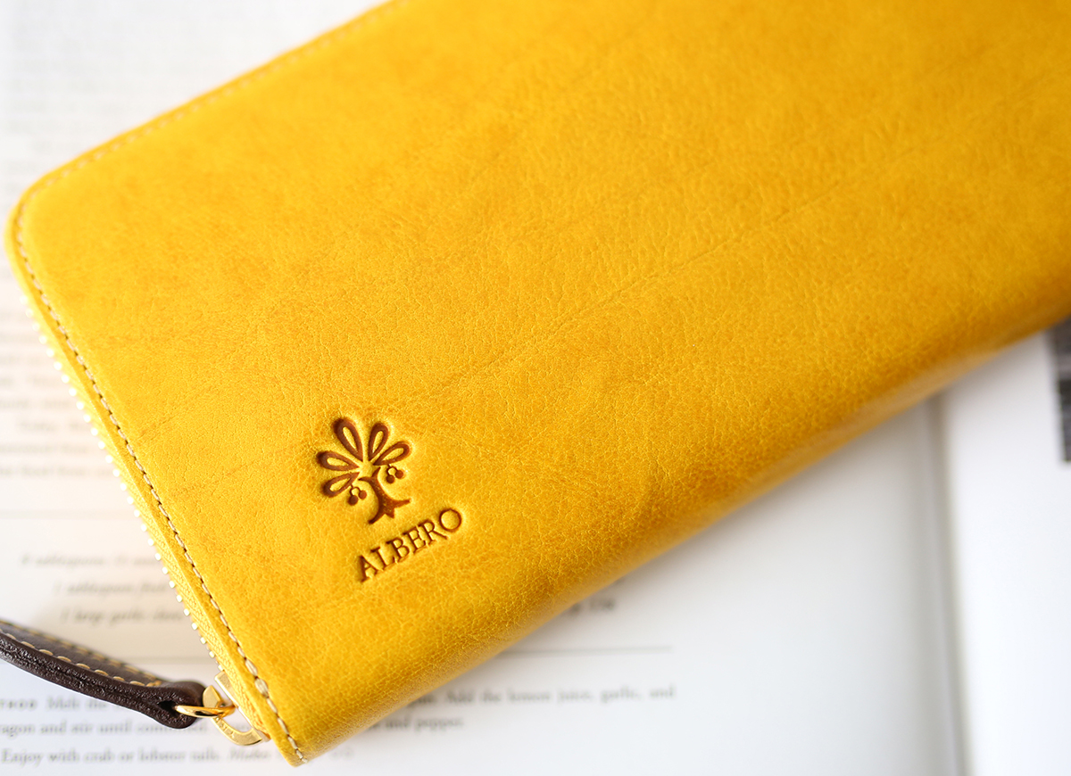 【最大p26％選べるノベルティ付】 ALBERO アルベロ PIERROT ピエロ 小銭入れ付き長財布（ラウンドファスナー式） 6409 | ALBERO | 13