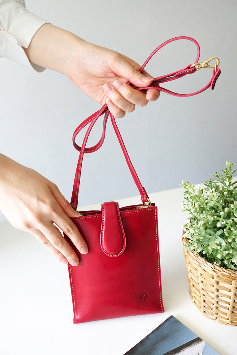 ALBERO（アルベロ） 3年保証付 PIERROT ピエロ ミニ ショルダーバッグ