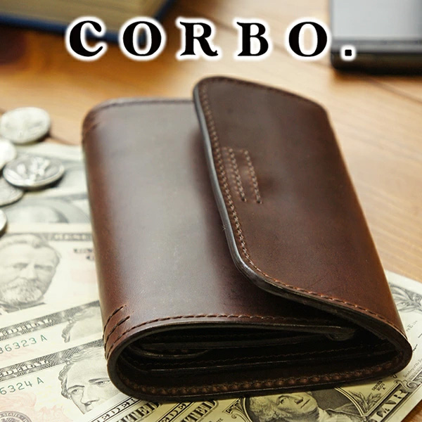 【選べるノベルティ付】 CORBO. コルボ -Libro- リーブロシリーズ 小銭入れ付き三つ折り財布 8LF-9425 | CORBO