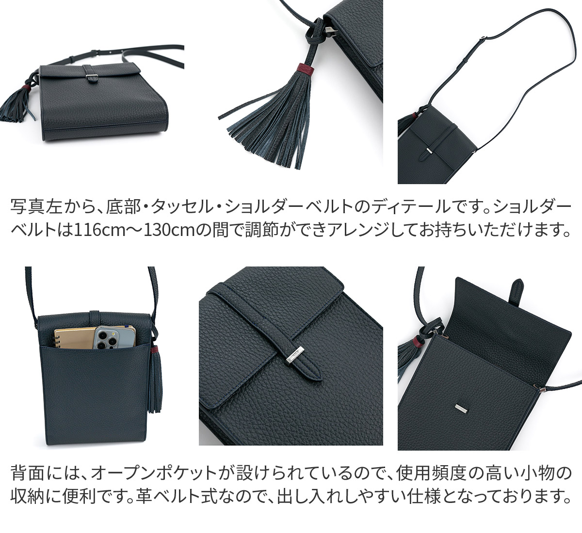 アカーテ 3年保証＋ケアセット付 ACATE アカーテ CAMMINARE カンミナーレ ショルダーバッグ ACT-CAMMINAREの画像