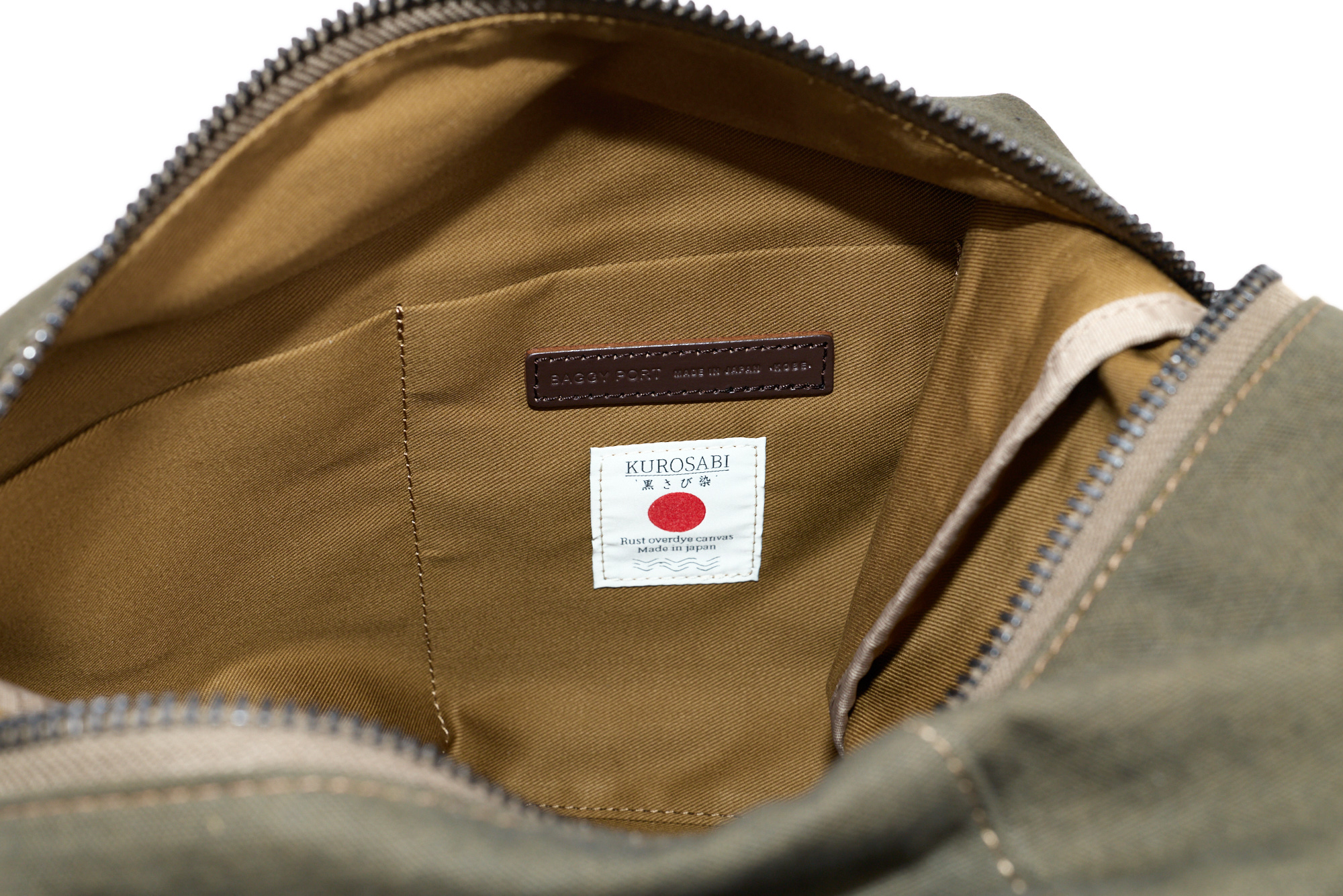 BAGGY PORT（バギーポート） 【安心の3年保証付】 黒さび染め帆布