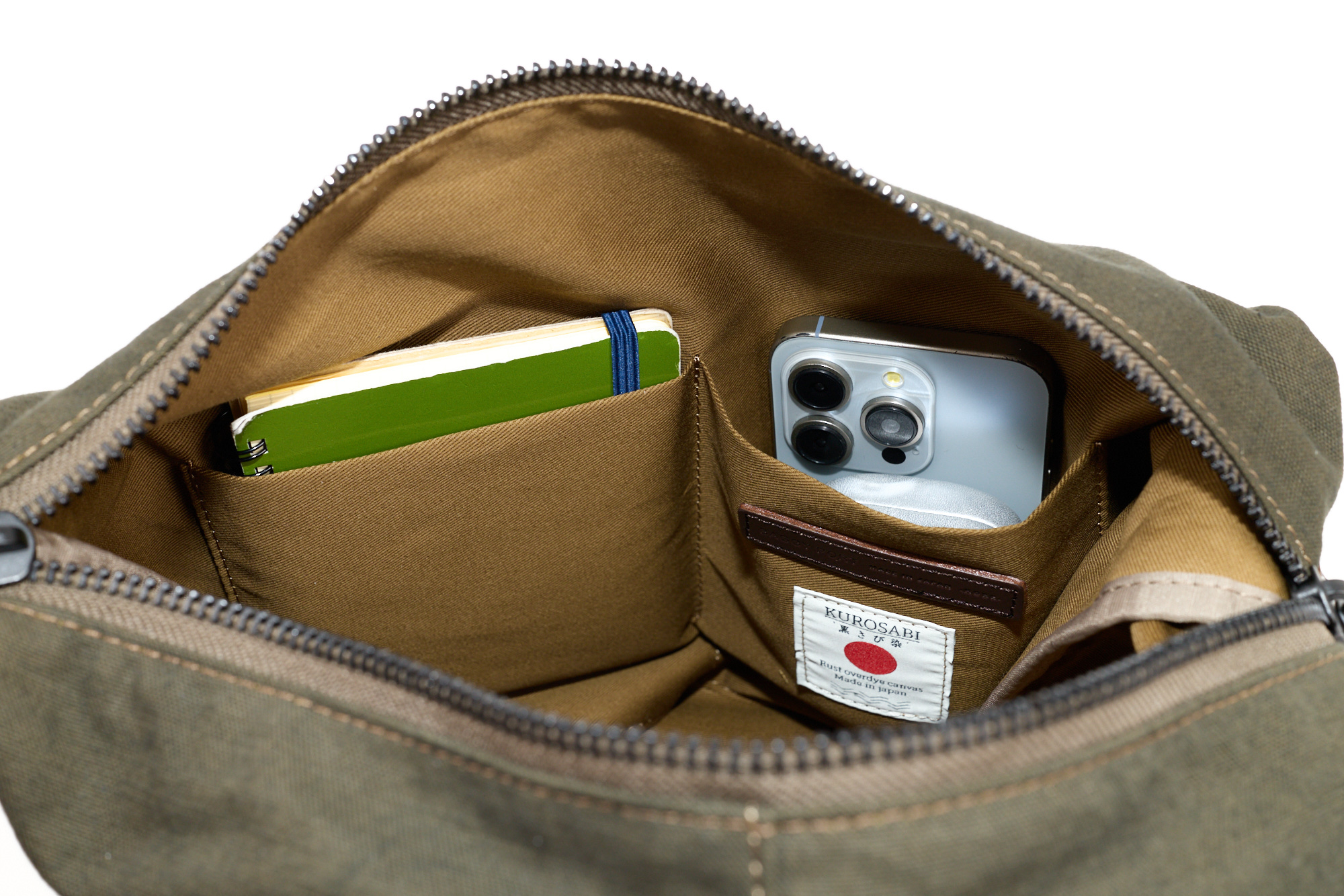 BAGGY PORT（バギーポート） 【安心の3年保証付】 黒さび染め帆布