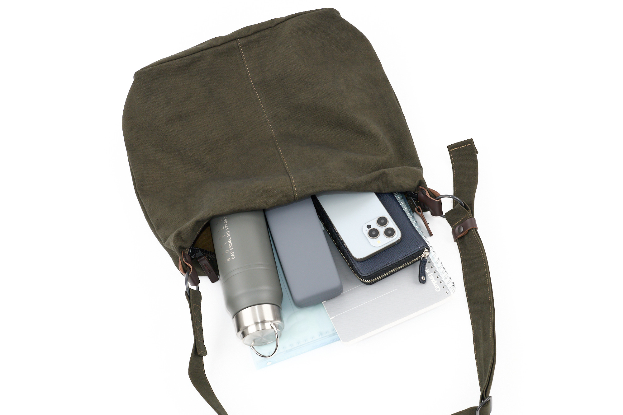 BAGGY PORT（バギーポート） 【安心の3年保証付】 黒さび染め帆布