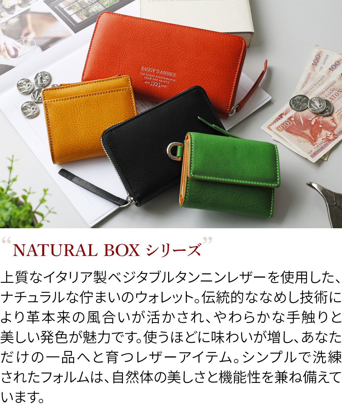 BAGGY'S ANNEX（バギーズ アネックス） 3年保証付 NATURAL BOX