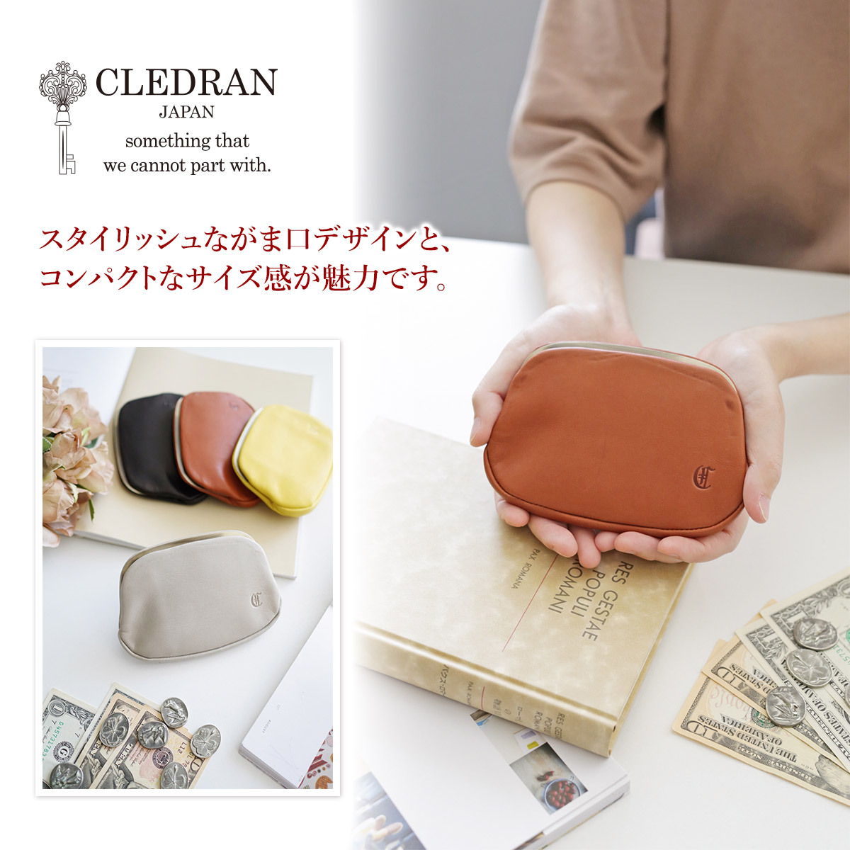 定番格安 CLEDRAN クレドラン ROCHE ロシュ がま口財布 CR-CL3289 こだわりのブランド Sentire-One - 通販 - PayPayモール 安いお買い得