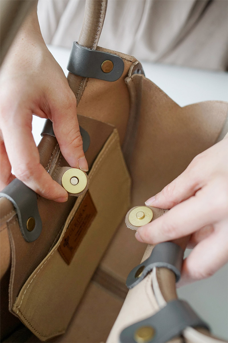 CLEDRAN（クレドラン） 3年保証付 SOLE ソレ ラウンドトートバッグ CR