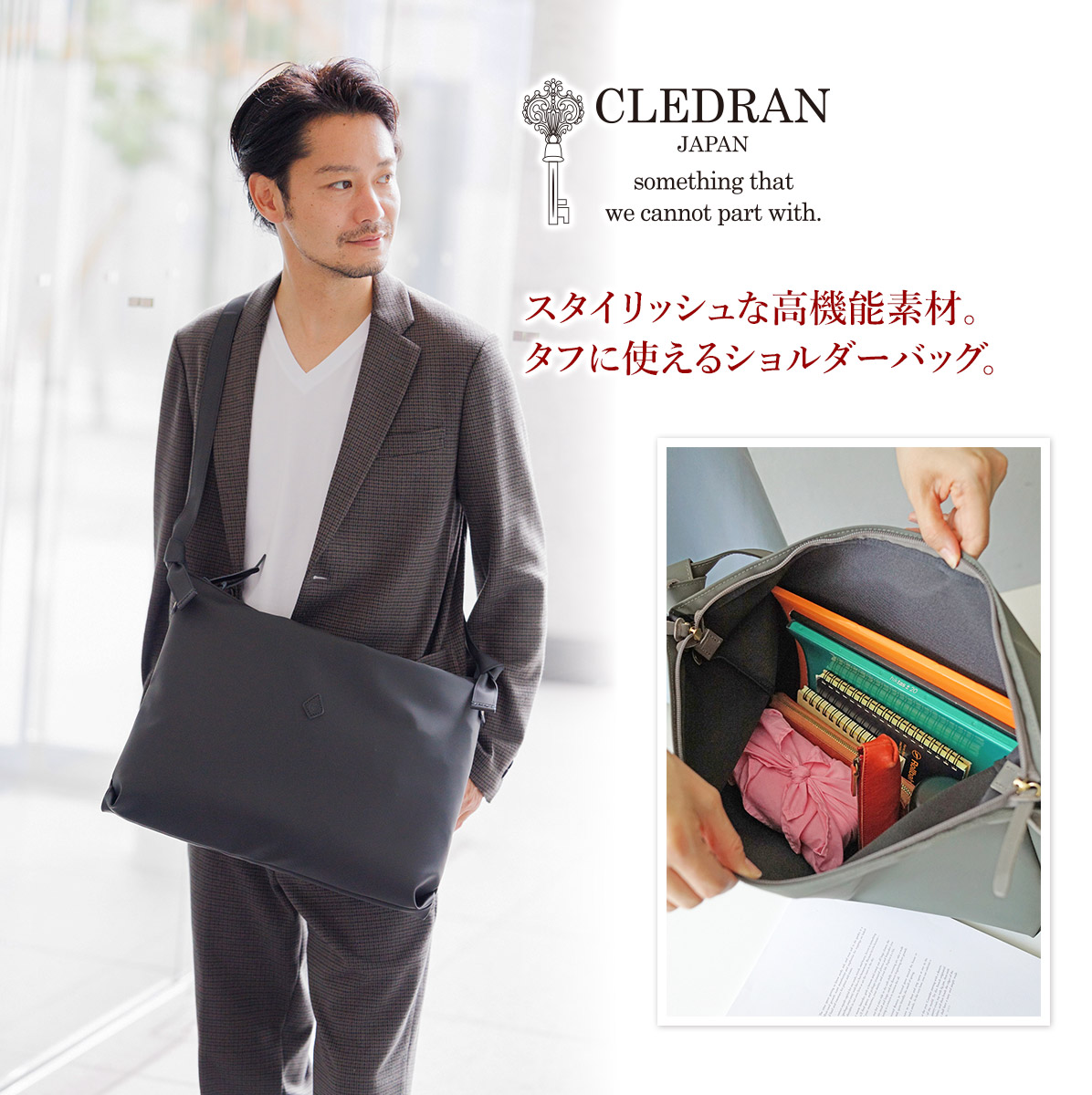 CLEDRAN クレドラン TEMPE テンペ ショルダーバッグ CR-CL3586 : cr