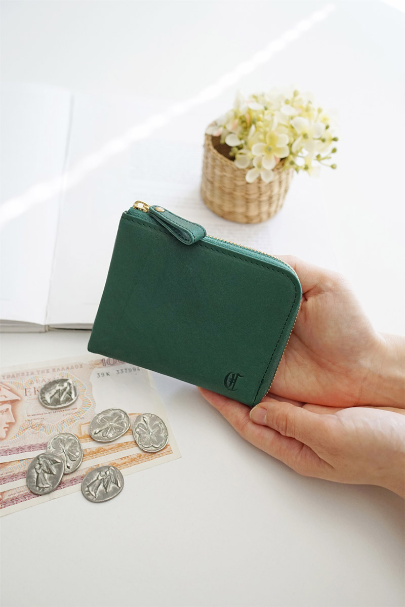 CLEDRAN（クレドラン） 3年保証付 MELO メロ 小銭入れ付き財布（L字