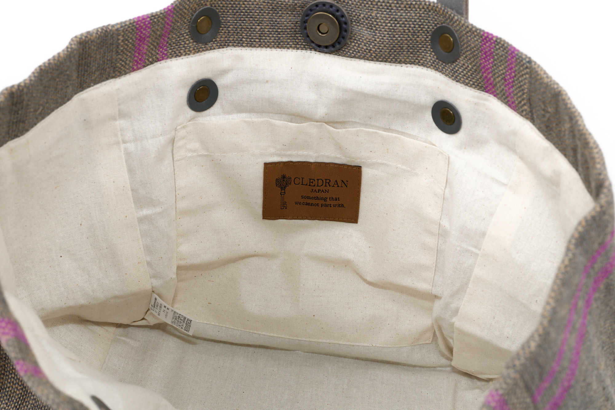 CLEDRAN クレドラン レザー ハンドバッグ ベージュ CLEDRAN（クレドラン） 3年保証付 HAND＆WORK ハンド＆ワーク トート