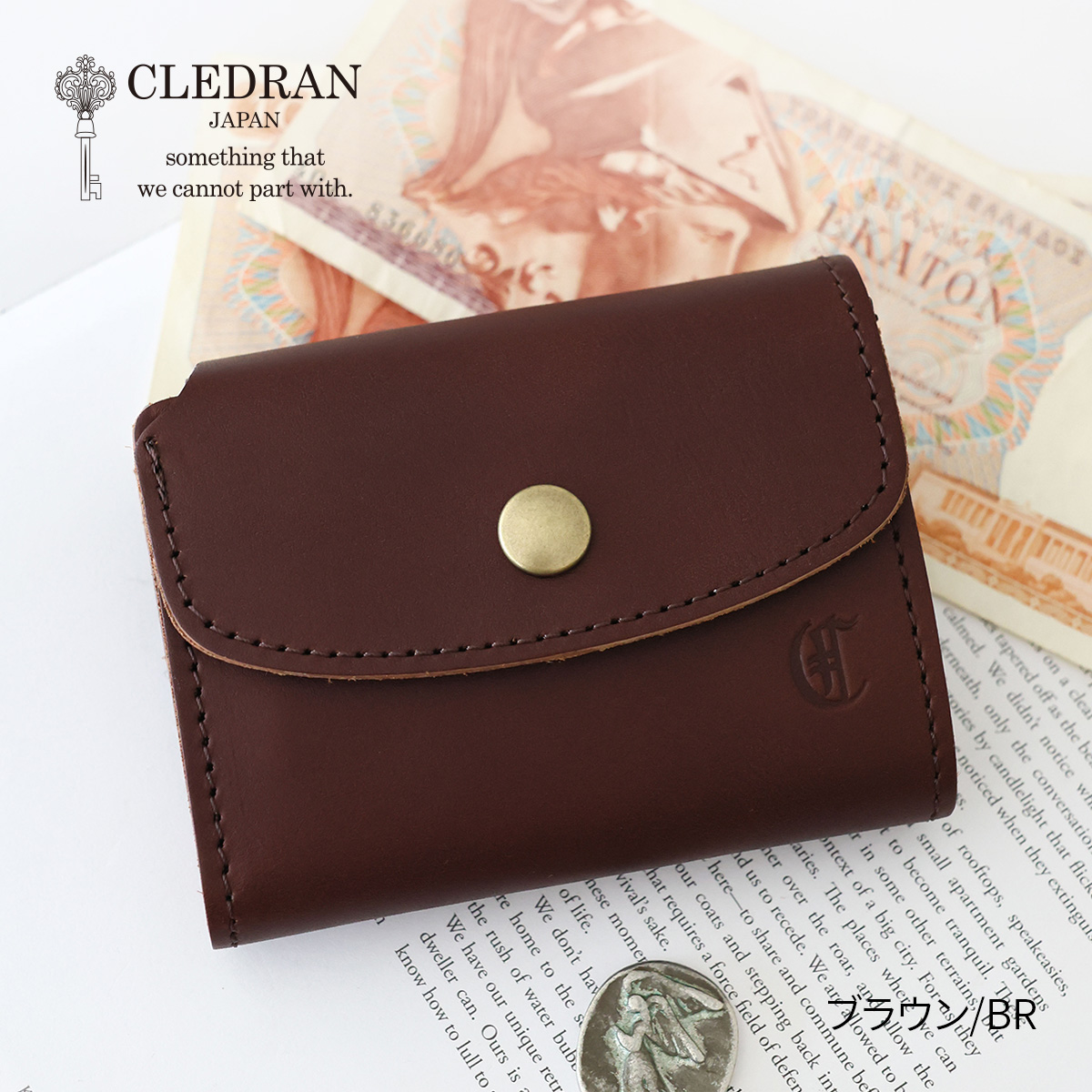 CLEDRAN（クレドラン） 3年保証付 ARCH アーチ ミニ財布 CR-CL3976