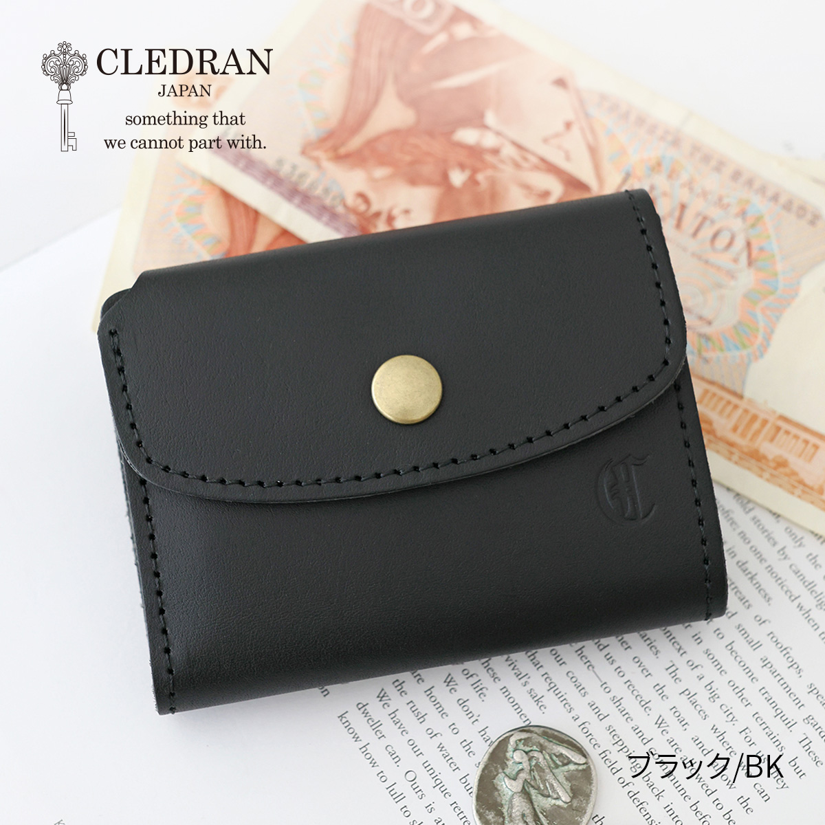 CLEDRAN（クレドラン） 3年保証付 ARCH アーチ ミニ財布 CR-CL3976