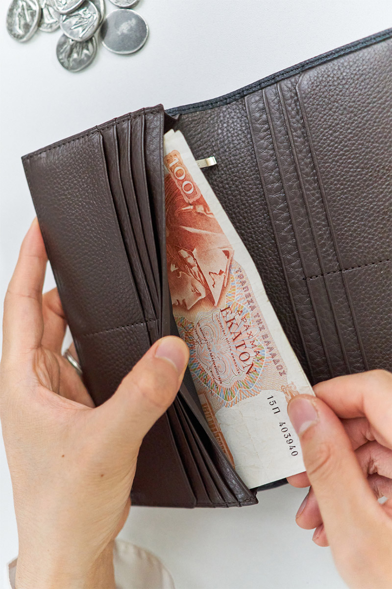 未使用 Fico フィーコ CORDOVAN NUOVO コードバン 馬革長財布 fico長