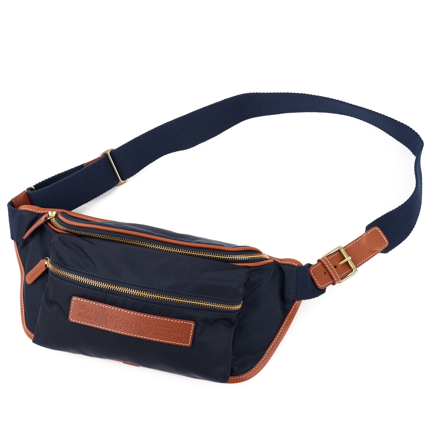 フェリージ 3年保証付 Felisi フェリージ URBANO WAIST BAG 799/10/DS+Aの画像