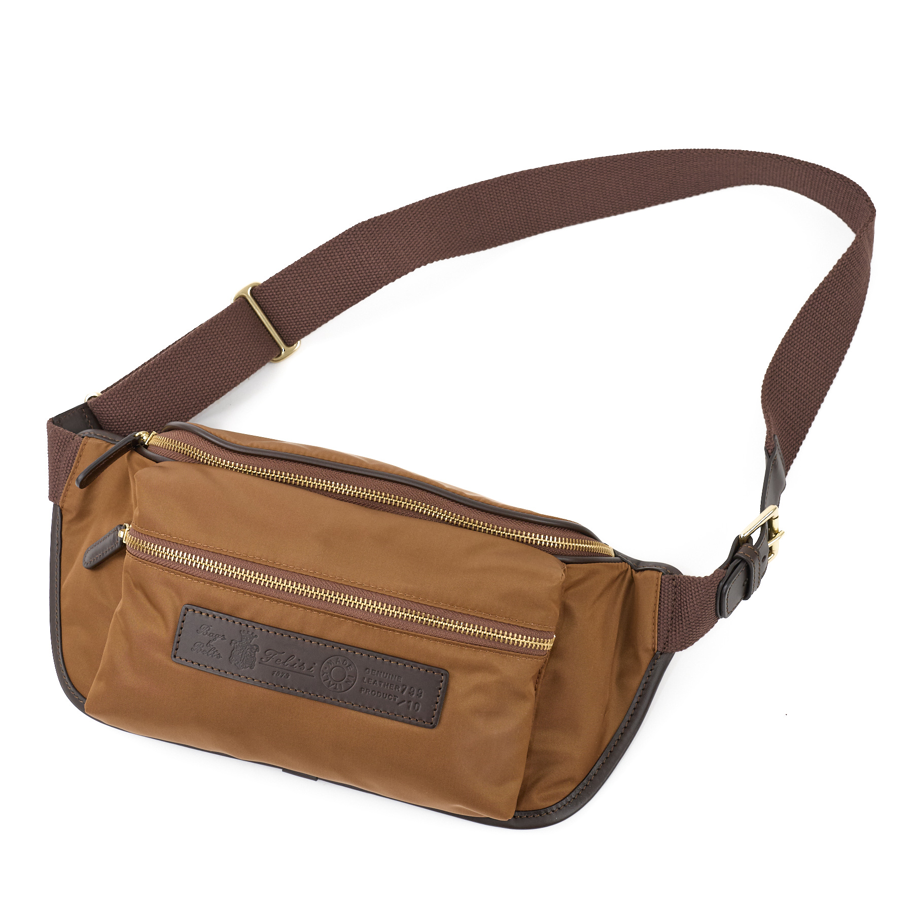 フェリージ 3年保証付 Felisi フェリージ URBANO WAIST BAG 799/10/DS+Aの画像