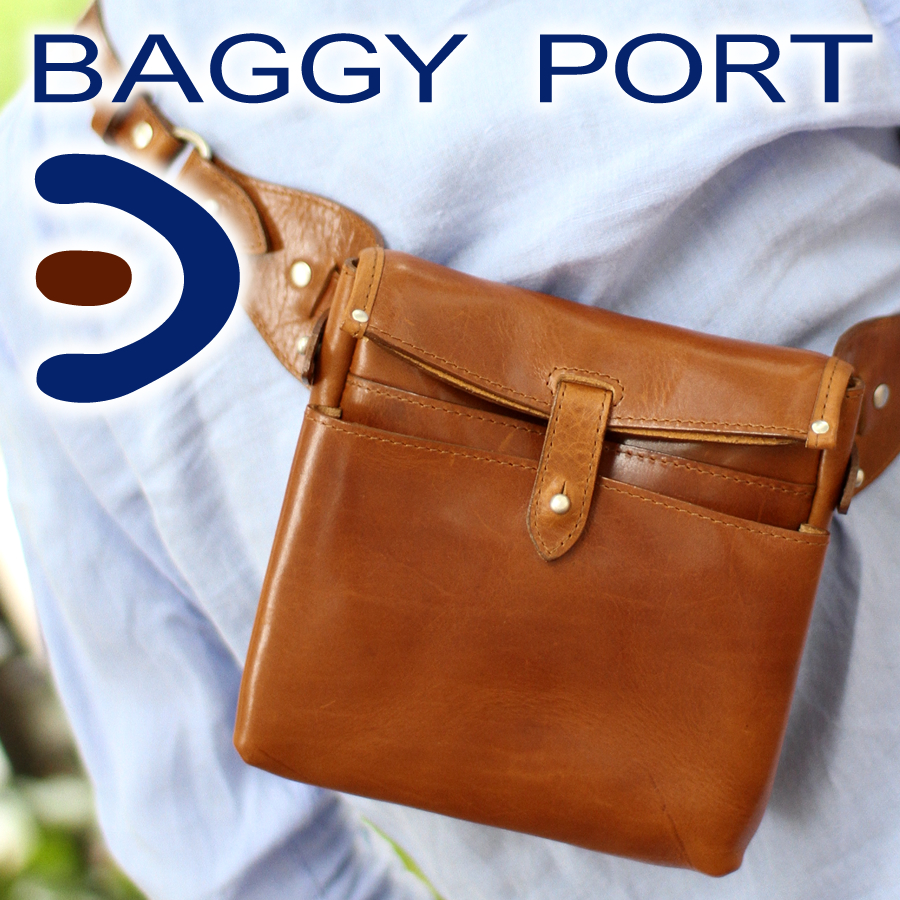 【最大p26％選べるノベルティ付】 BAGGY PORT バギーポート オイルバケッタ ウエストバッグ JOB-949