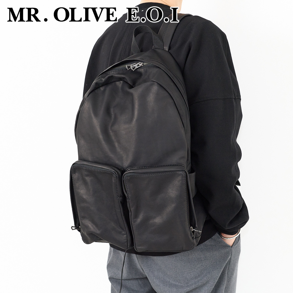 �~�X�^�[�I���[�u 3�N�ۏ� MR.OLIVE E.O.I �~�X�^�[�I���[�u �C�[�I�[�A�C IMPERMA-LEATHER �C���p�[�}���U�[ URBAN DAY PACK ME694
