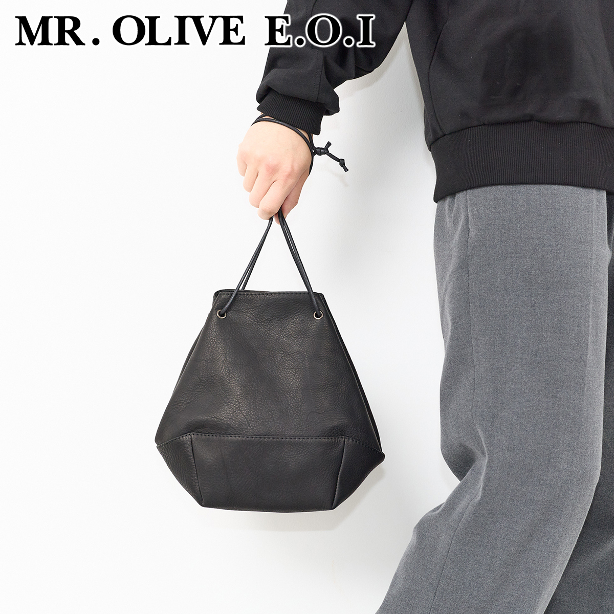 MR.OLIVE ミスターオリーブ レザーハンドバッグ MR.OLIVE E.O.I ミスターオリーブ 3年保証 ミスターオリーブ