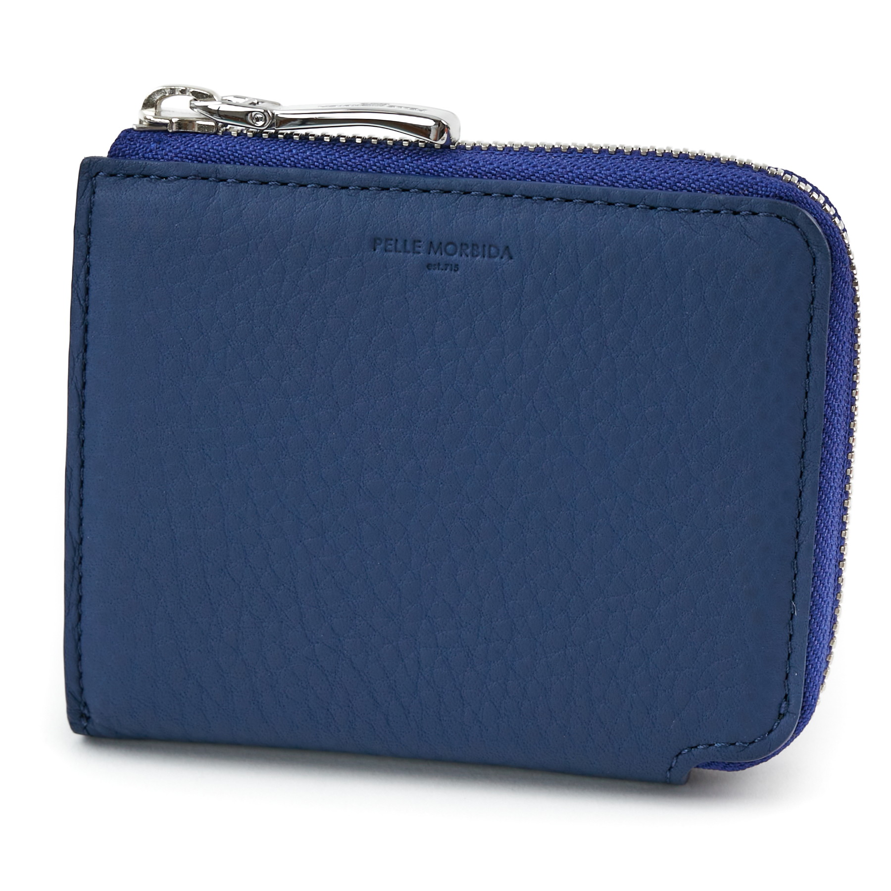 PELLE MORBIDA バルカ　ブルー ペッレモルビダ PELLE MORBIDA 二つ折り財布 Barca バルカ