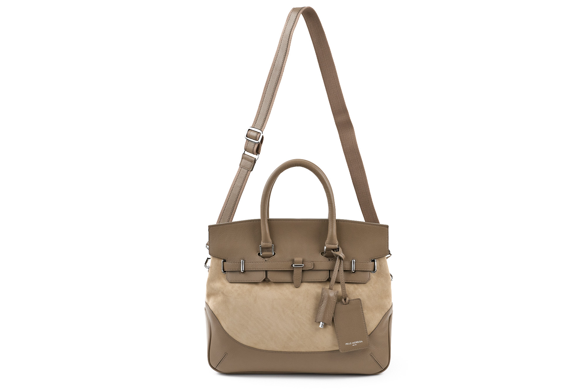 ペッレモルビダ 3年保証＋ケアセット付 PELLE MORBIDA ペッレモルビダ Biarritz ビアリッツ フラップボストンバッグ PMO-BIARRITZの画像