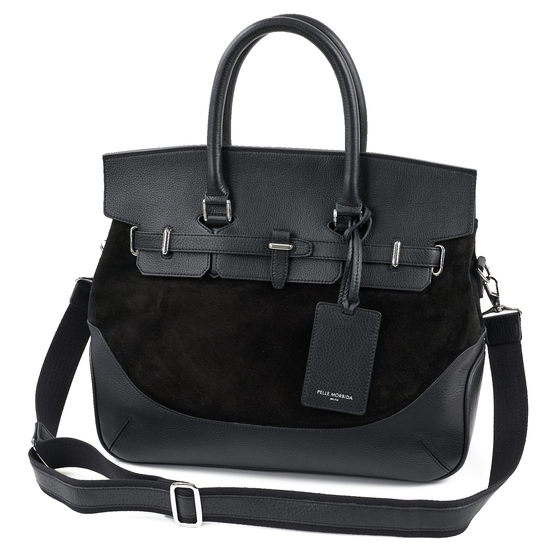 ペッレモルビダ 3年保証＋ケアセット付 PELLE MORBIDA ペッレモルビダ Biarritz ビアリッツ フラップボストンバッグ PMO-BIARRITZの画像