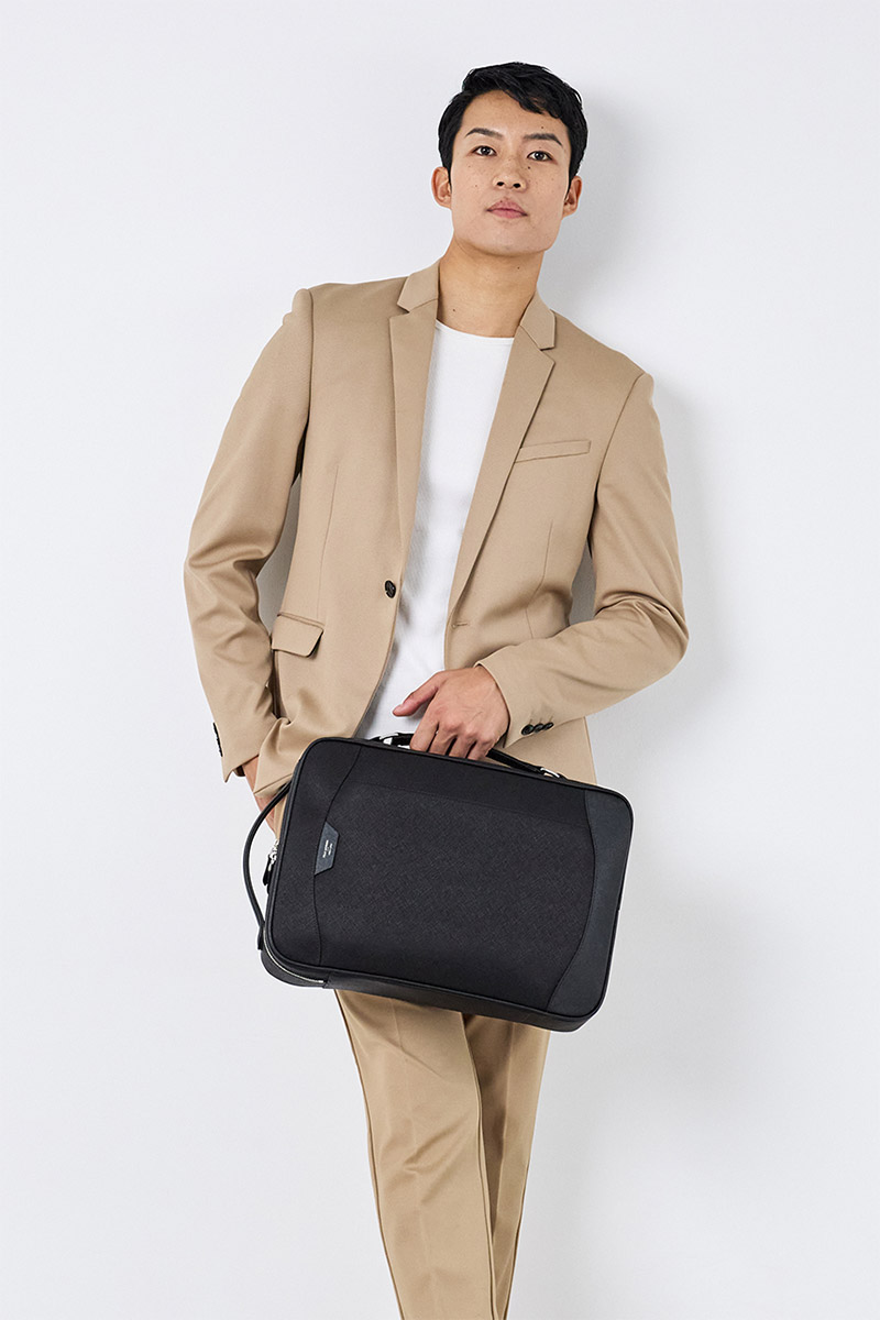 ペッレモルビダ 3年保証＋ケアセット付 PELLE MORBIDA ペッレモルビダ Capitano キャピターノ リモンタ 2WAY ブリーフケース PMO-CA305の画像