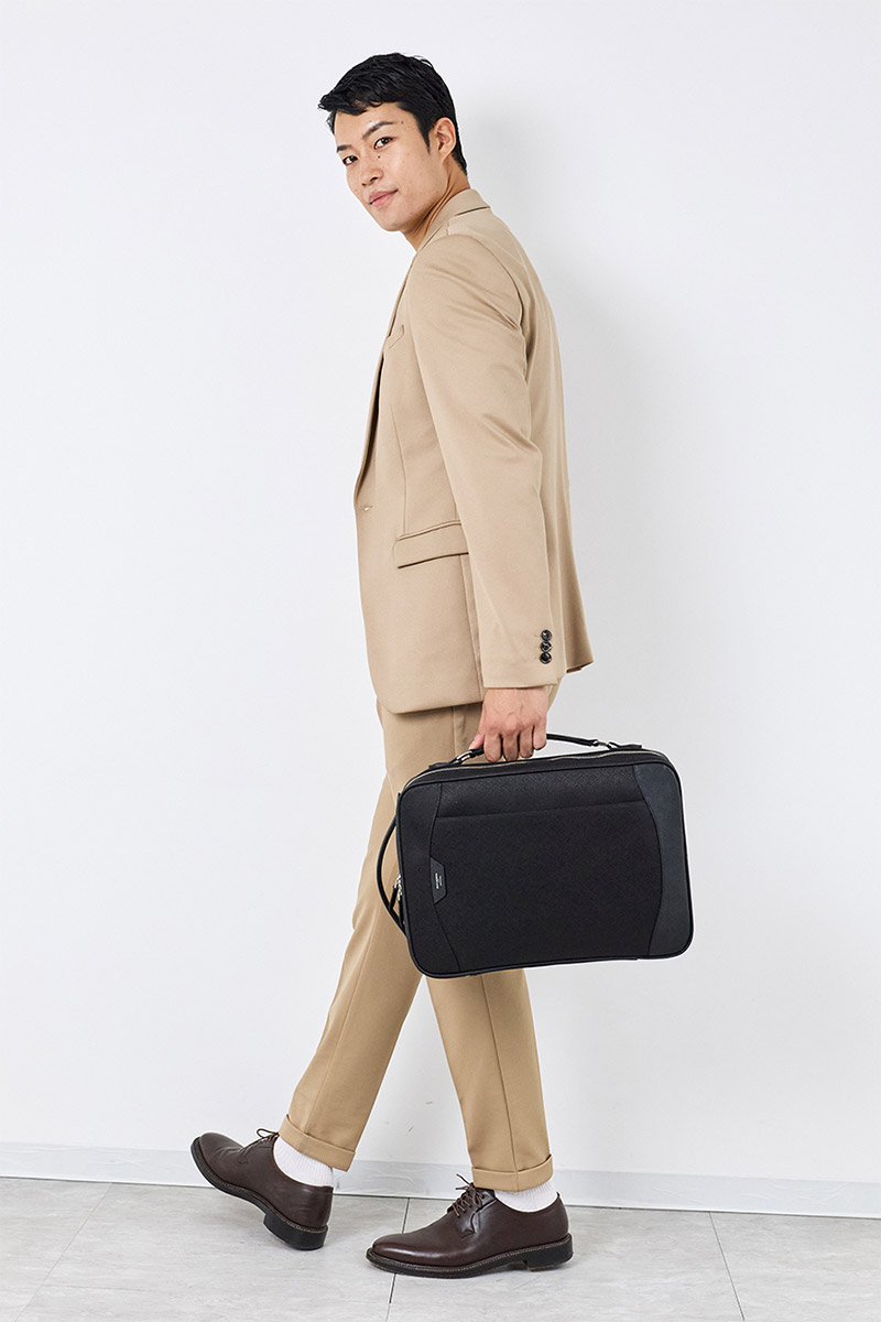 ペッレモルビダ 3年保証＋ケアセット付 PELLE MORBIDA ペッレモルビダ Capitano キャピターノ リモンタ 2WAY ブリーフケース PMO-CA305の画像