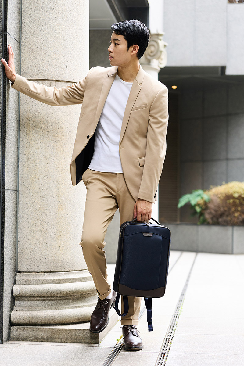 ペッレモルビダ 3年保証＋ケアセット付 PELLE MORBIDA ペッレモルビダ Capitano キャピターノ リモンタ 2WAY ブリーフケース PMO-CA305の画像