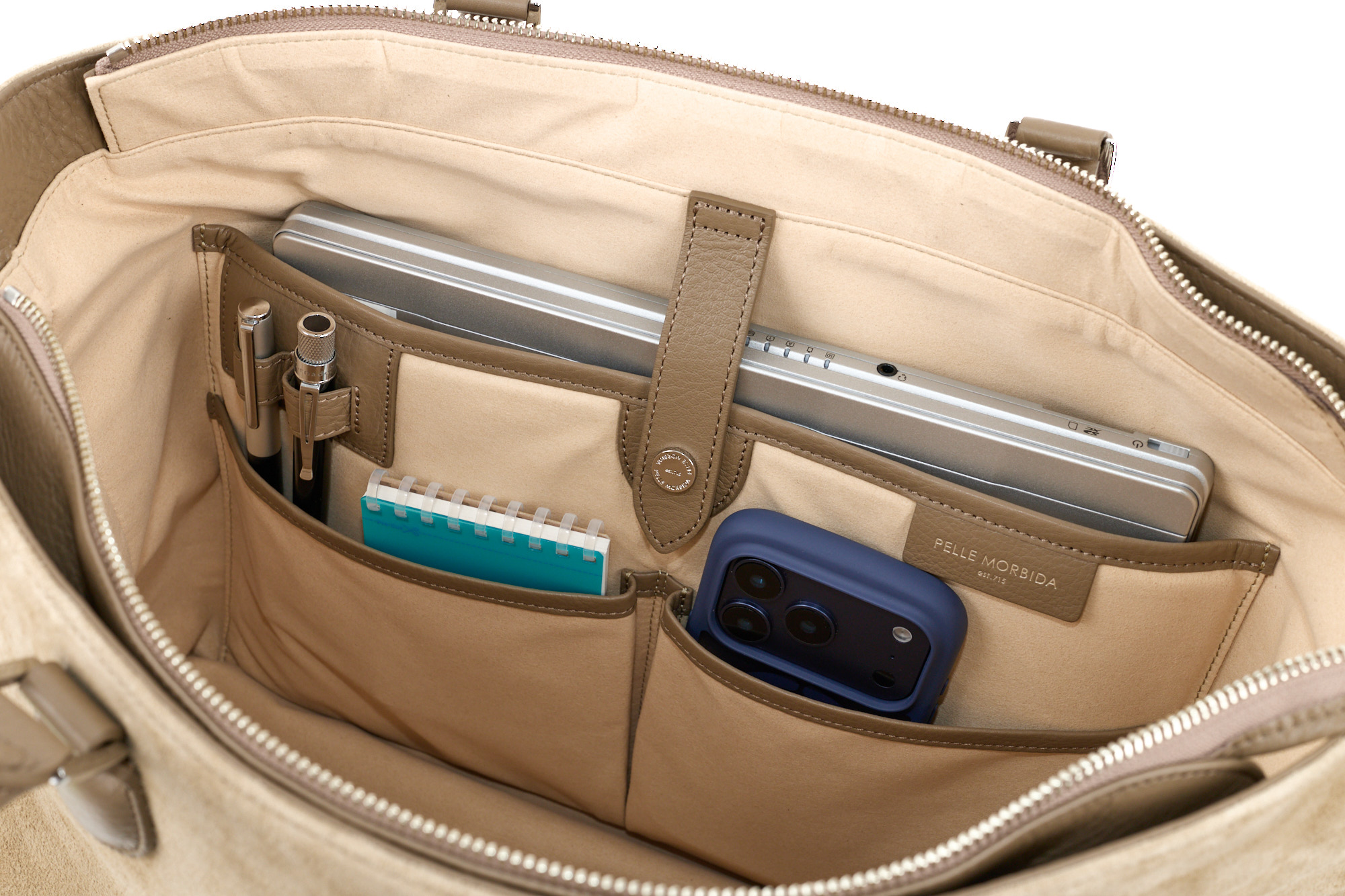 ペッレモルビダ 3年保証＋ケアセット付 PELLE MORBIDA ペッレモルビダ Biarritz ビアリッツ トートバッグ PMO-MB048BIの画像