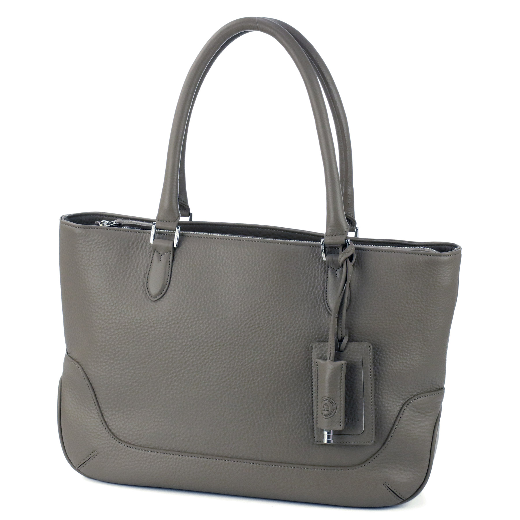 ペッレモルビダメイデンボヤージュトートバックグレー PELLE MORBIDA（ペッレ モルビダ） 【ケアセット＋安心の3年保証付