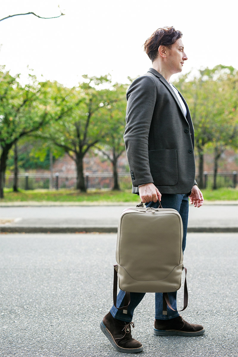 ペッレモルビダ PELLE MORBIDA Maiden Voyage メイデン ボヤージュ シュリンクレザー バックパック 2室タイプ（リュックサック） PMO-MB065の画像