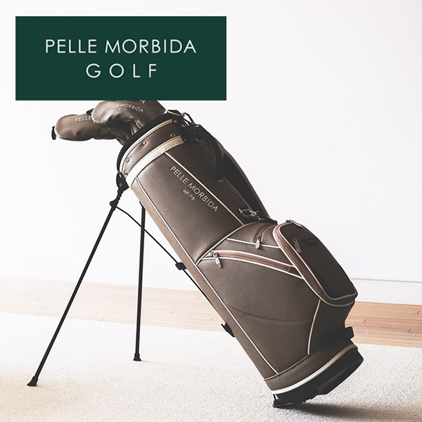 ペッレモルビダ PELLE MORBIDA Golf ゴルフ スタンド キャディバッグ（ショルダーベルト付属） PMO-PG001