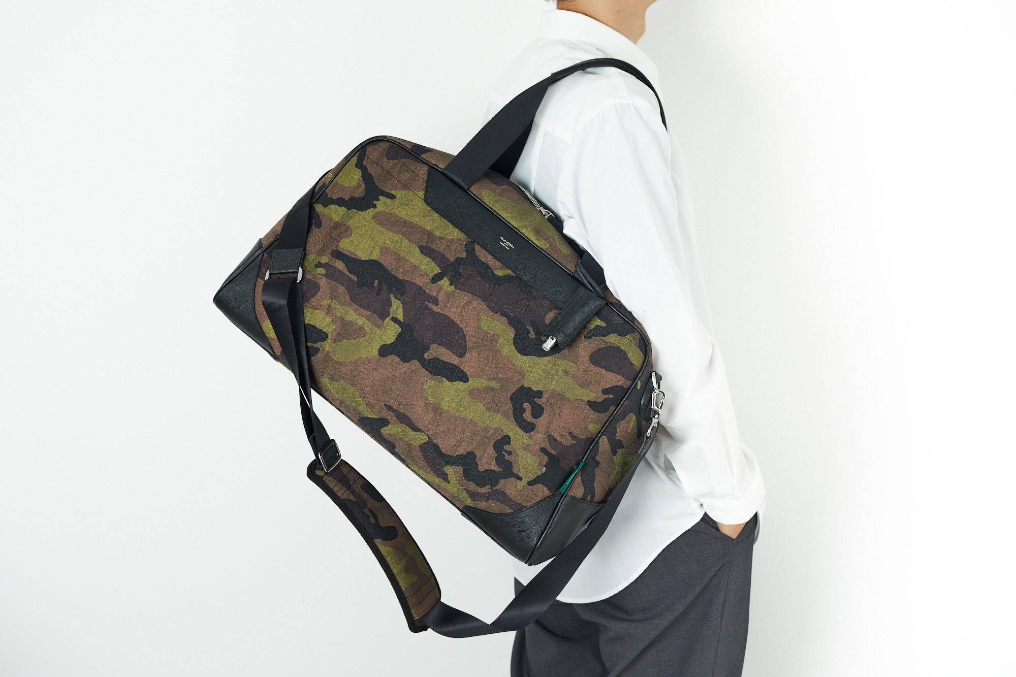 ペッレモルビダ 3年保証＋ケアセット付 PELLE MORBIDA ペッレモルビダ Golf ゴルフ ボストンバッグ PMO-PG006CMの画像