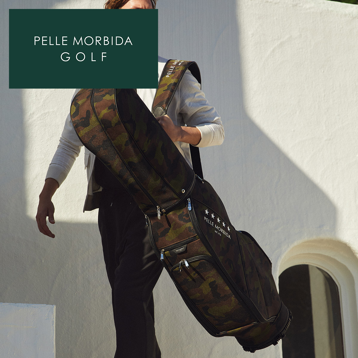 �y�b�������r�_ 3�N�ۏ؁{�P�A�Z�b�g�t PELLE MORBIDA �y�b�������r�_ Golf �S���t �L���f�B�o�b�O�i�J�[�g�^�C�v�j PMO-PG111CM