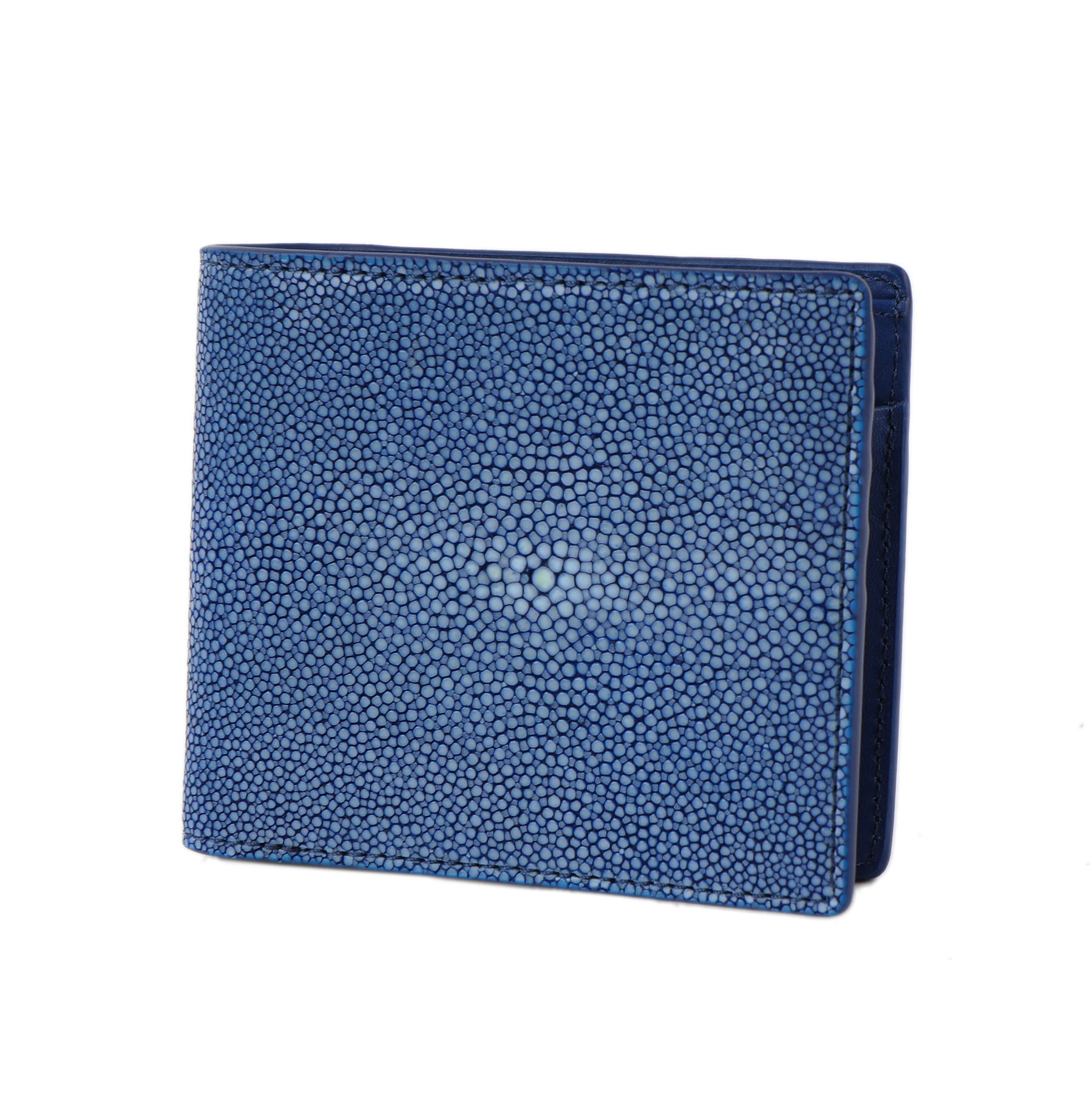 ペッレモルビダ 3年保証＋ケアセット付 PELLE MORBIDA ペッレモルビダ Barca バルカ スティングレイレザー 小銭入れ付き 二つ折り財布 PMO-SR002の画像