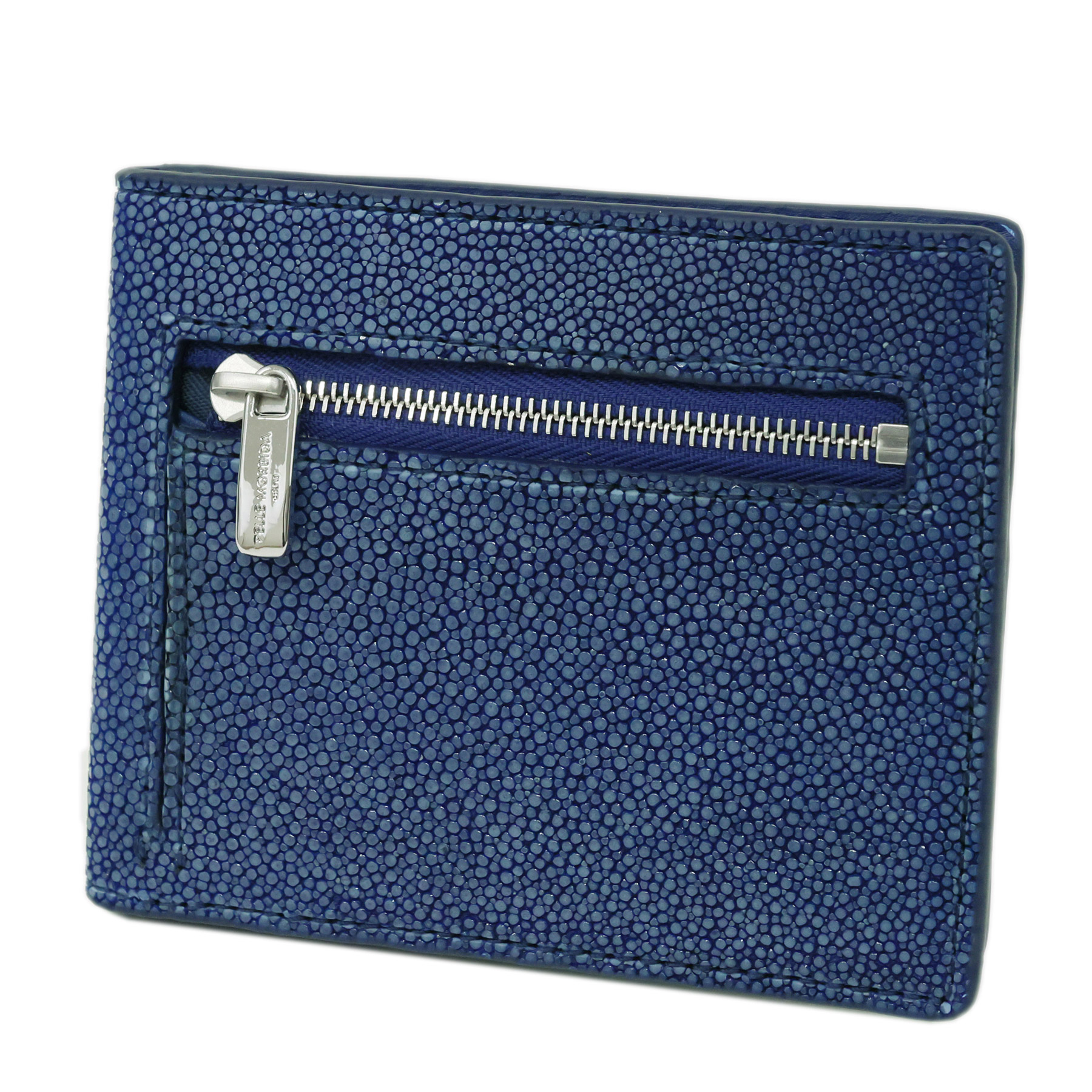 ペッレモルビダ 3年保証＋ケアセット付 PELLE MORBIDA ペッレモルビダ Barca バルカ スティングレイレザー コンパクトウォレット PMO-SR004の画像