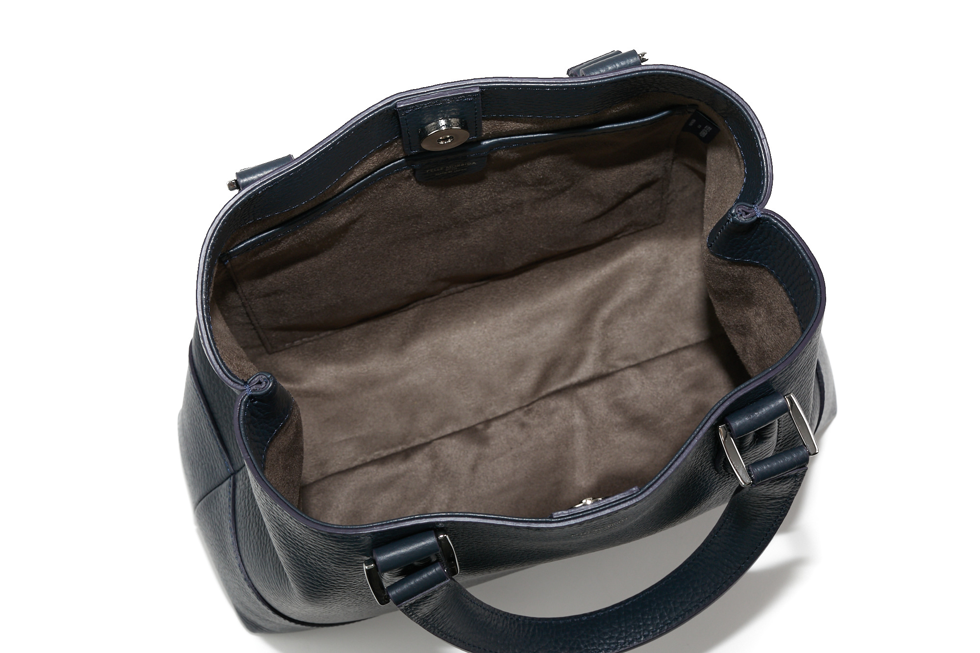 ペッレモルビダ テーラ マリーナミニ トートバッグ PMO-TE013 ブラック PELLE MORBIDA ペッレモルビダ TELA MARINA テーラ マリーナ