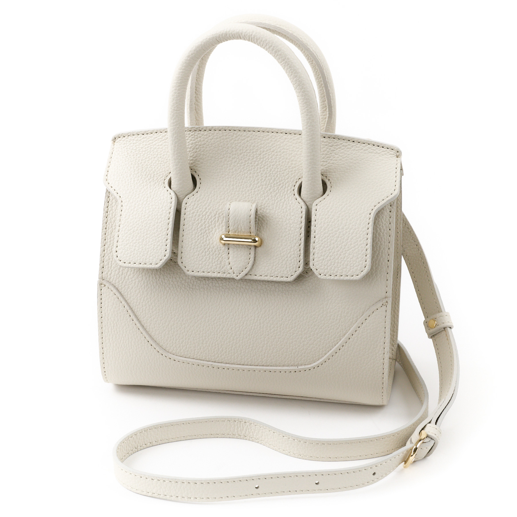 ペッレ・モルビダ　Pelle Morbida ベージュ ミニボストンバッグ PELLE MORBIDA（ペッレ モルビダ） ハンドバッグ Maiden Voyage