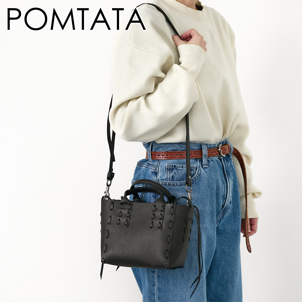 �|���^�^ 3�N�ۏؕt POMTATA �|���^�^ SAKU TOTE XS P3089