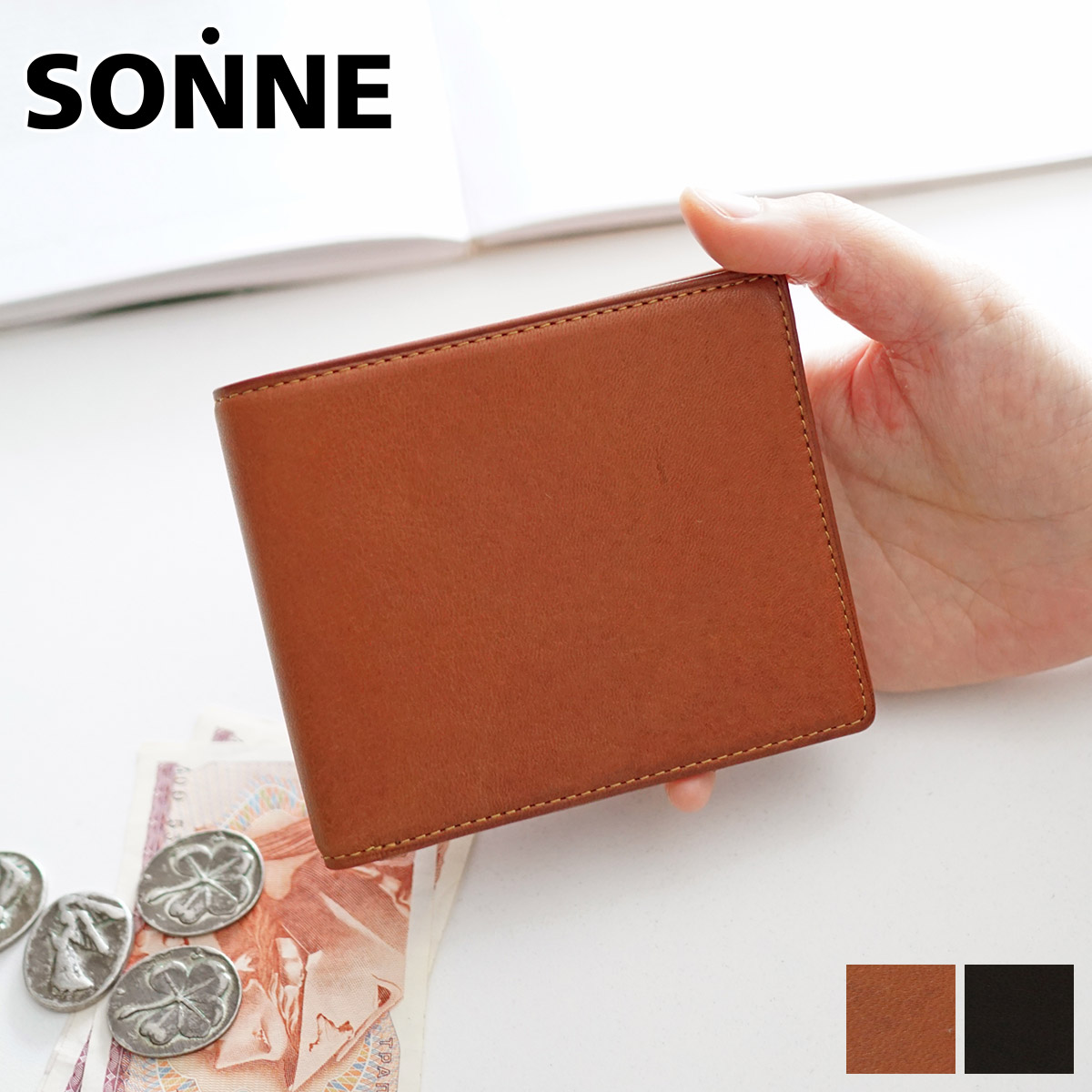 sonne メンズ二つ折り財布 | 通販・人気ランキング - 価格.com