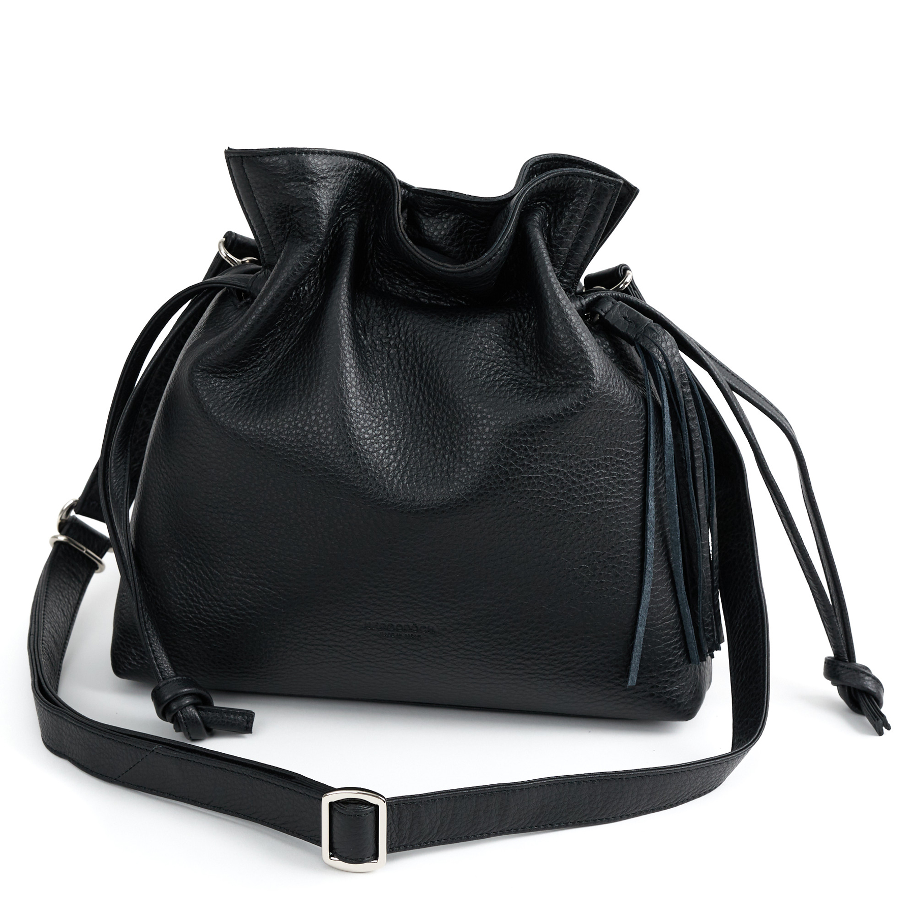 日本製レザー巾着バッグ（HERGOPOCH／メンズバッグ） | ファッション