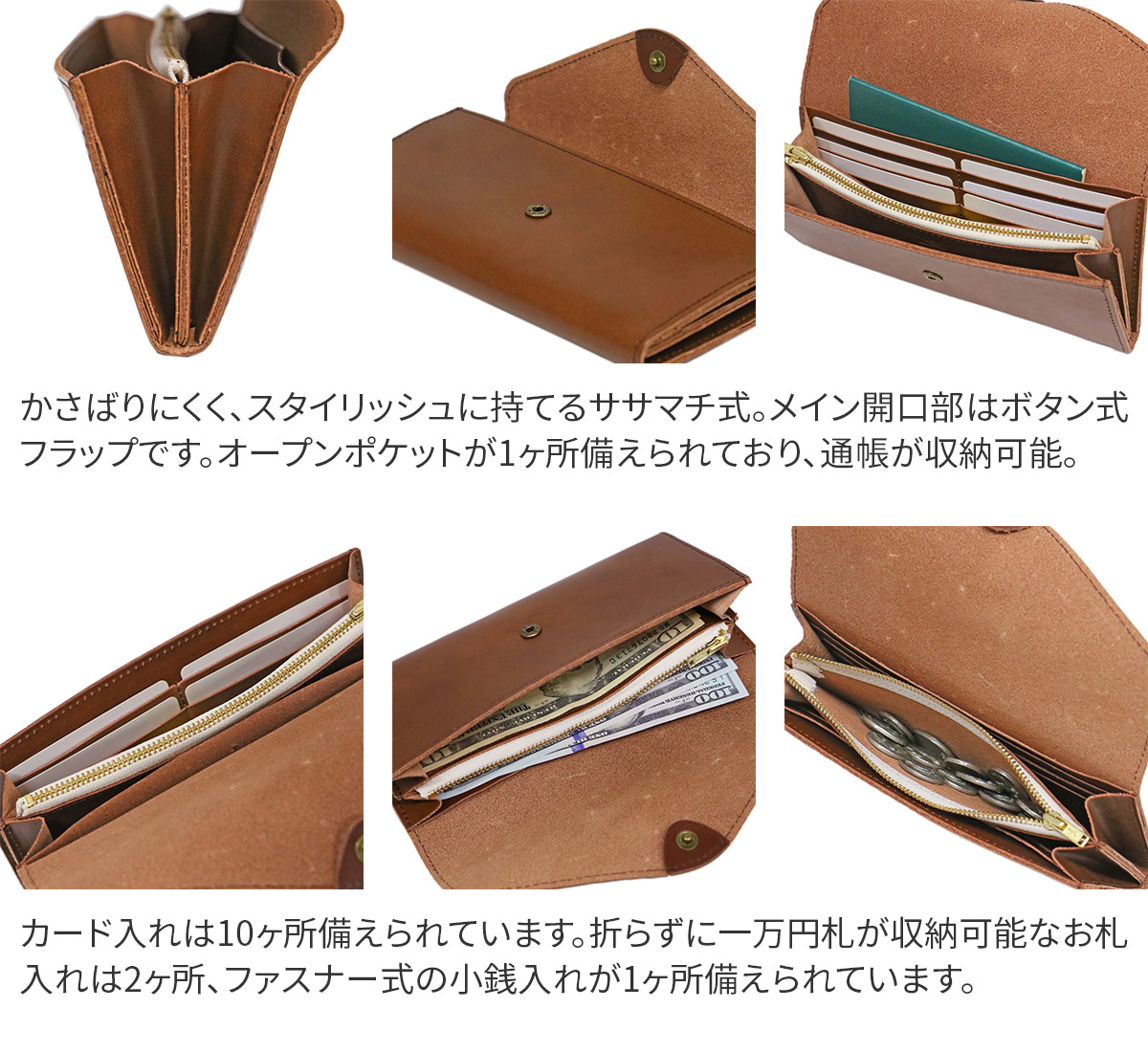 TIDEWAY（タイドウェイ） 3年保証＋プレゼント付 NUME LONG WALLET