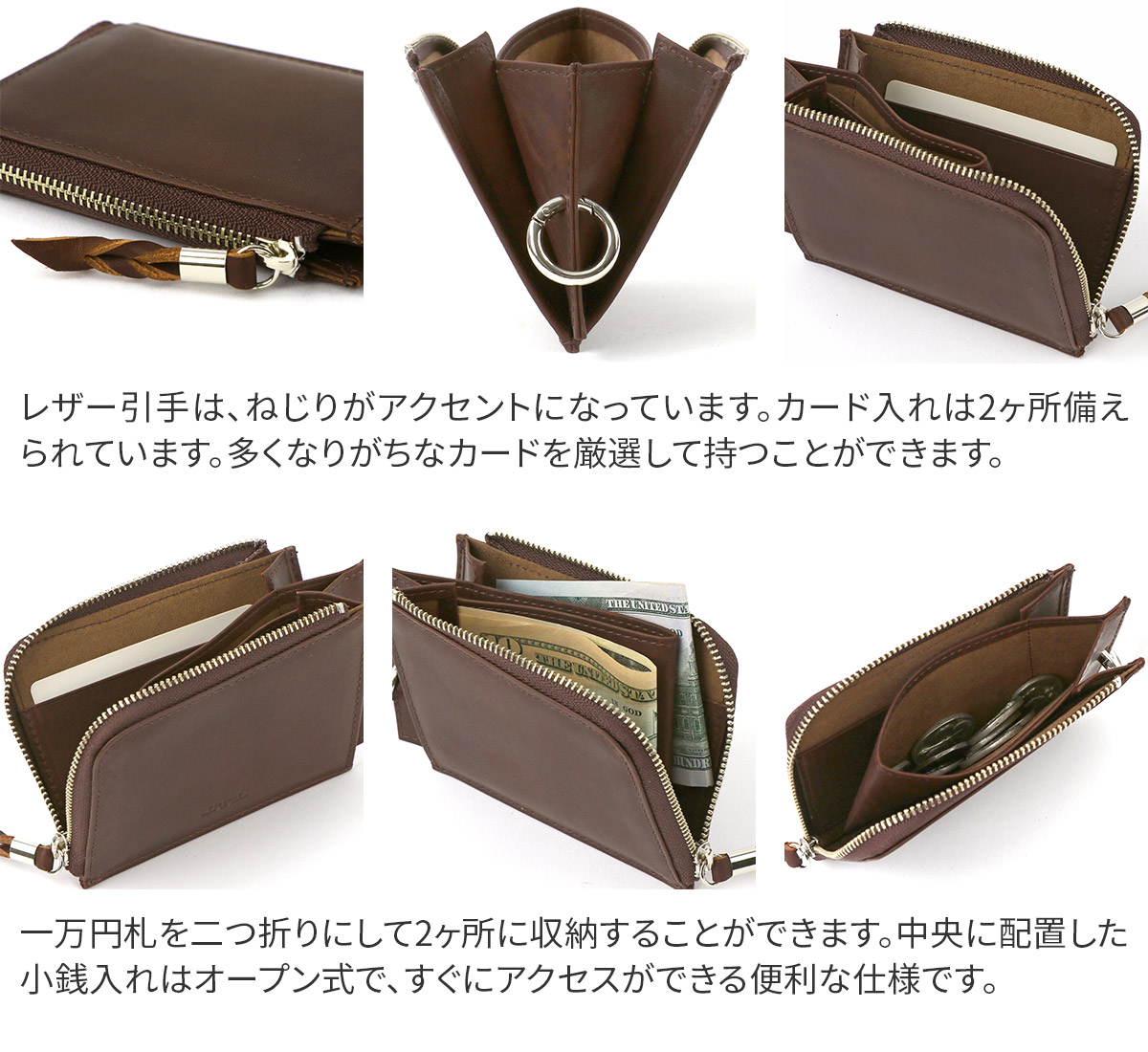TIDEWAY（タイドウェイ） 3年保証＋プレゼント付 Niks ZIP WALLET M