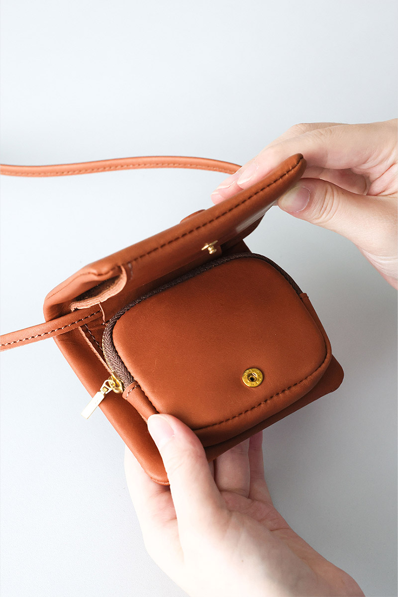 タイドウェイ 3年保証＋プレゼント付 TIDEWAY タイドウェイ NUTS WALLET SHOULDER T3148の画像