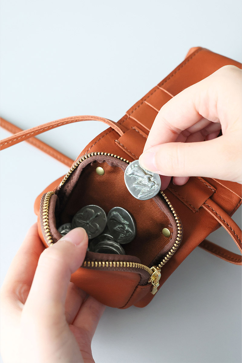 タイドウェイ 3年保証＋プレゼント付 TIDEWAY タイドウェイ NUTS WALLET SHOULDER T3148の画像